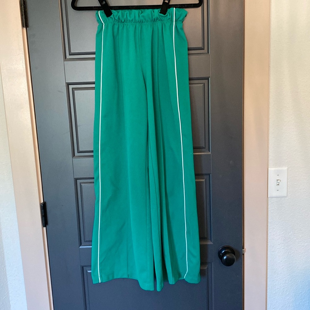 Wide Leg Track Pant